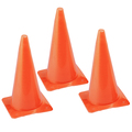 Champion Sports Safety Cone, 15in high, PK3 TC15